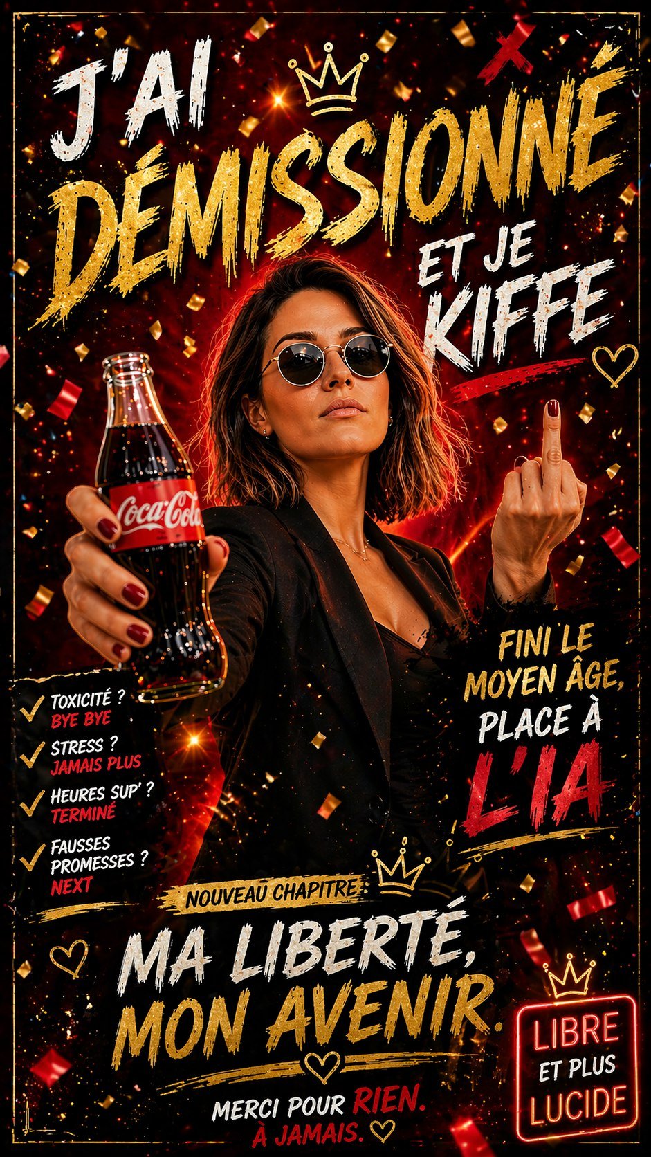 J'ai démissionné et je kiffe