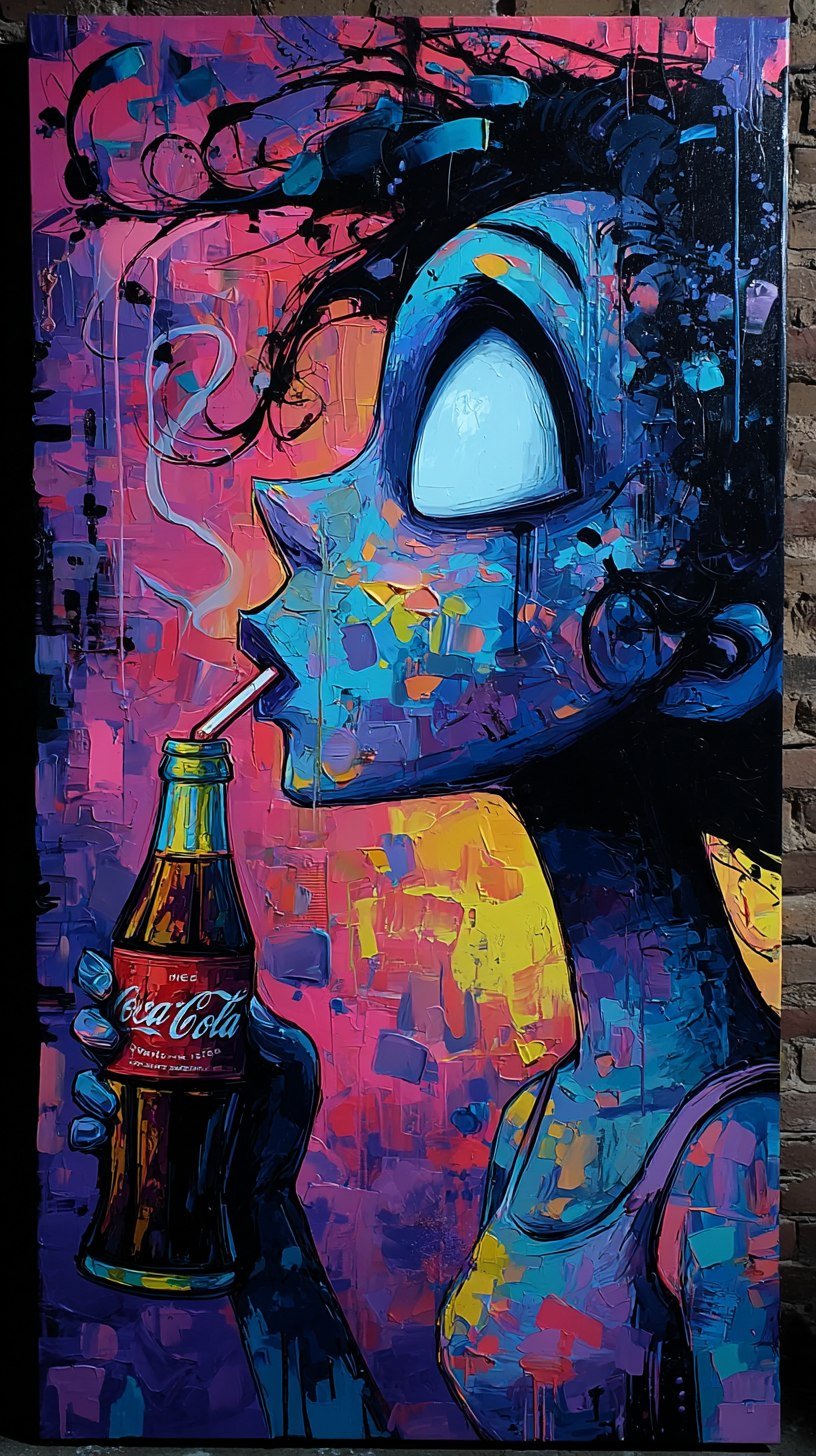 Collage peinture