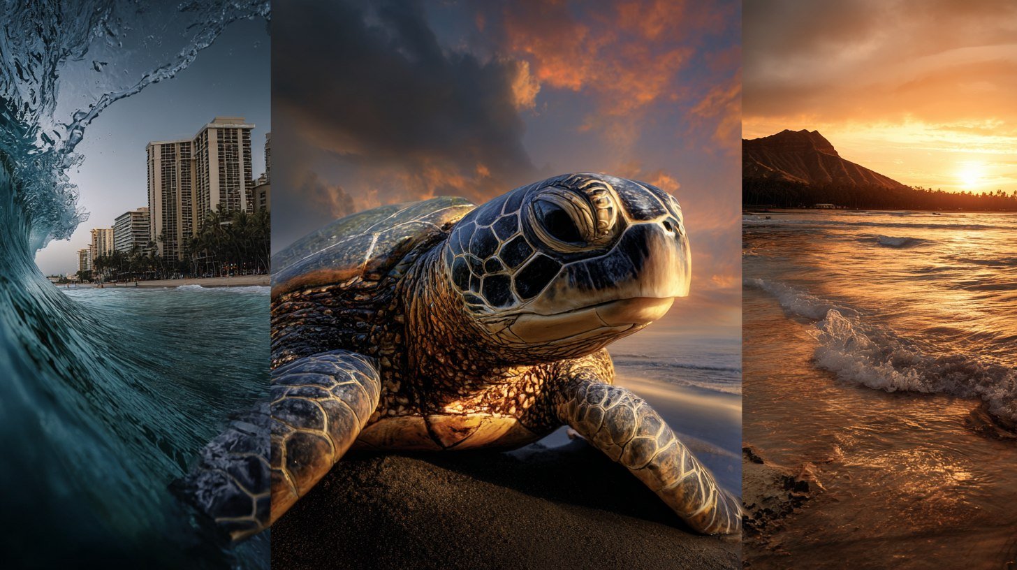 Triptyque océan